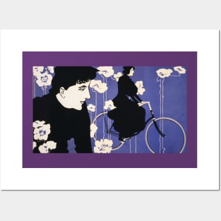 Purple Victor Bicycles Posters and Art